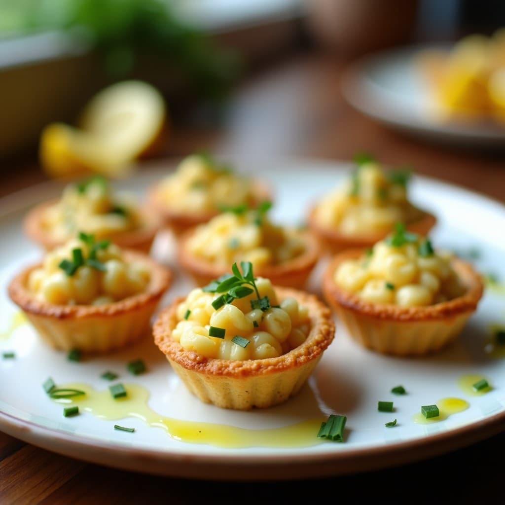 Tartaletas de Masa de Arroz con Relleno de Atún y Huevo Duro: Entrante Keto en 20 Minutos