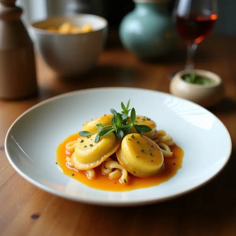 Tortelli de Calabaza y Ricotta Vegana: Receta Italiana Sin Huevos en Thermomix