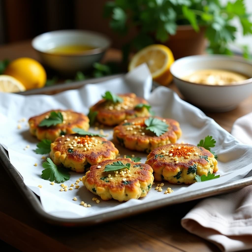 Tortitas de Espinacas y Garbanzos: Receta Vegana Alta en Proteína y Sin Gluten