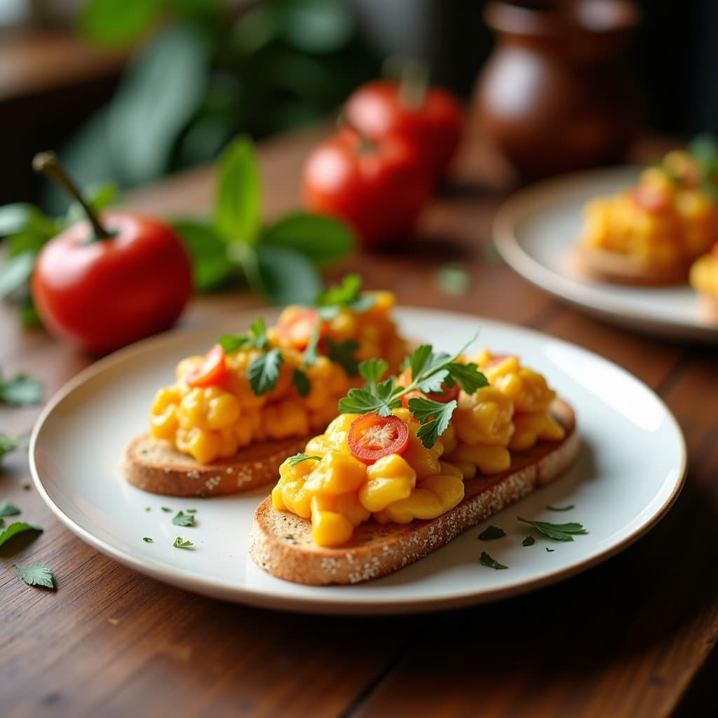Tostadas doradas de pan de maíz con cuartos de higueras frescas, trozos de queso de cabra semicurado, nueces picadas y un chorrito de miel de romero y vinagre balsámico, presentadas en una bandeja de madera rústica con hojas de tomillo fresco. Receta de aperitivo español dulce-salado.