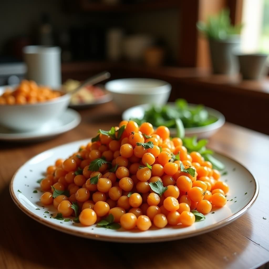Garbanzos Crujientes al Horno en 45 Minutos: Snack Saludable y Fácil