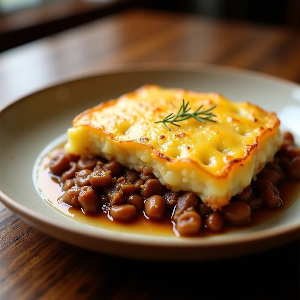 Pastel de carne casero con puré de patata gratinado, receta fácil y sabrosa