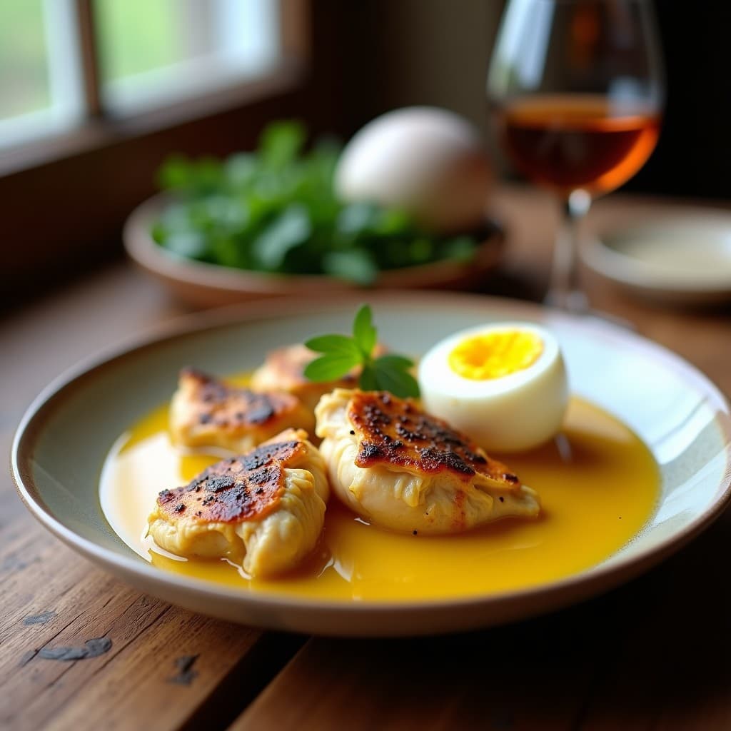 Pollo en Pepitoria