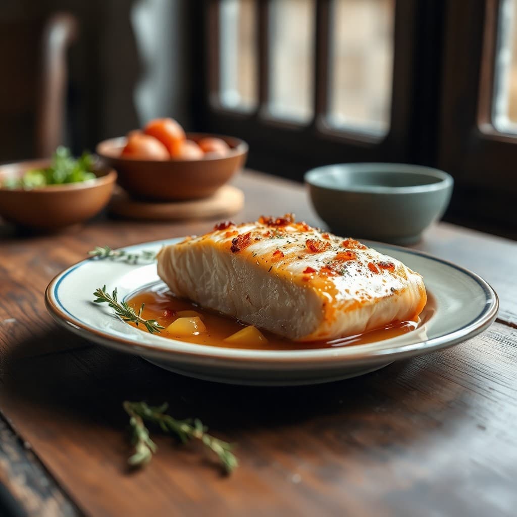 Salmón al Horno con Mostaza
