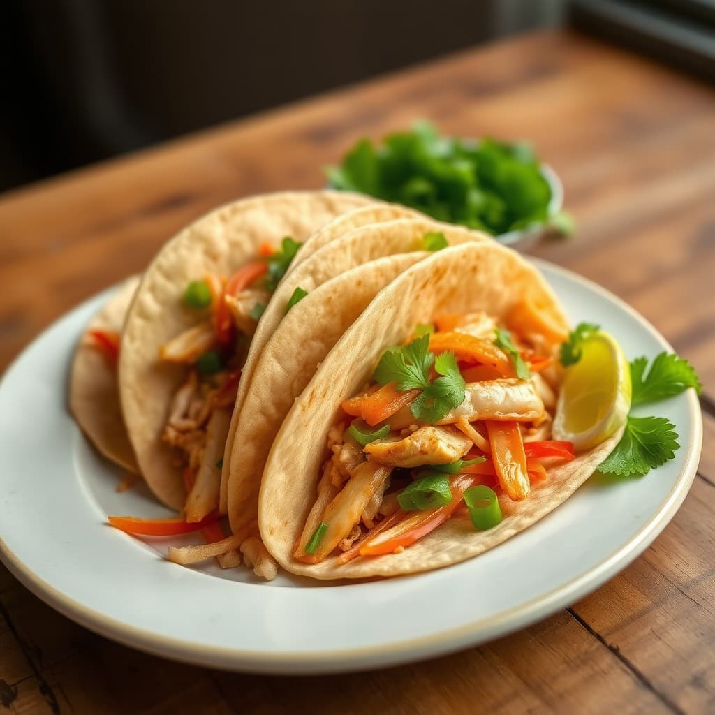 Tacos de Lechuga con Pollo (Keto)
