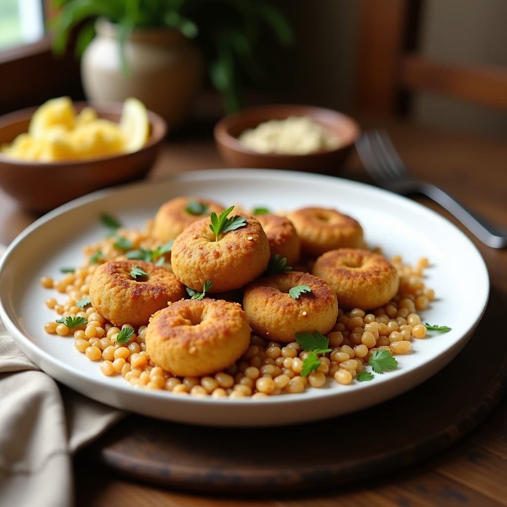 Barritas rectangulares de quinoa inflada y polvo de baobab dispuestas en una tabla de madera rústica, con semillas de sésamo y almendras fileteadas visibles en la superficie. Snack energético africano sin cocinar, de color dorado claro con toques terrosos.