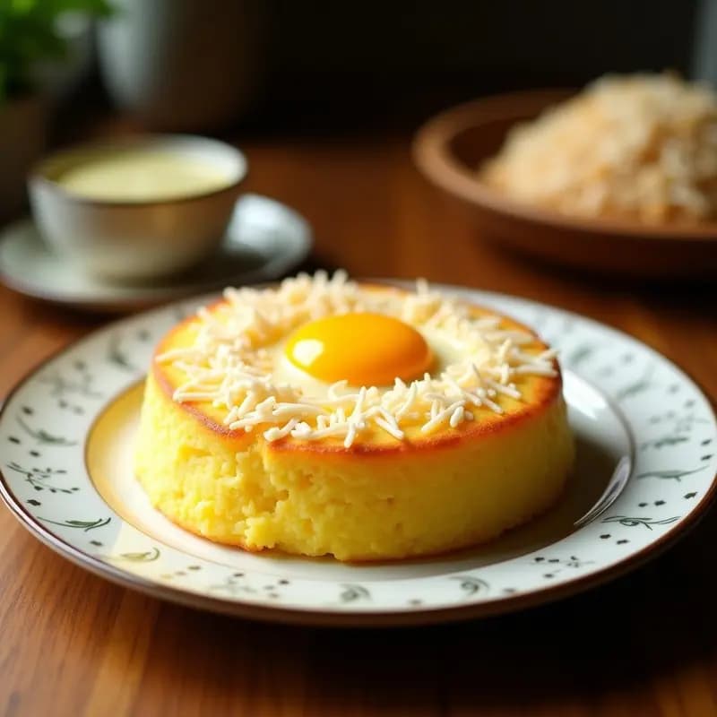 Bibingka Filipina con Coco y Huevo: Desayuno Tradicional en Horno y Sin Gluten