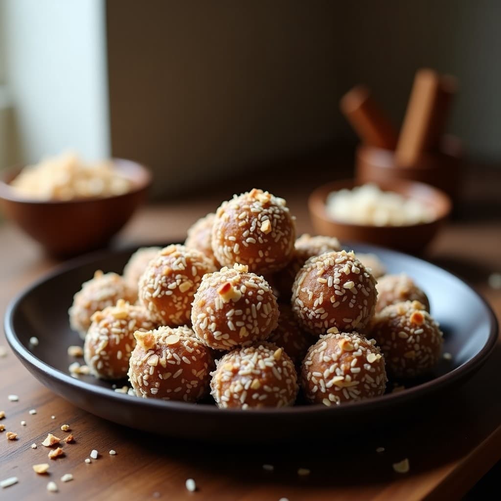 Bolitas de Dátiles y Almendras con Canela: Snack Energético Sin Cocinar para Tupper