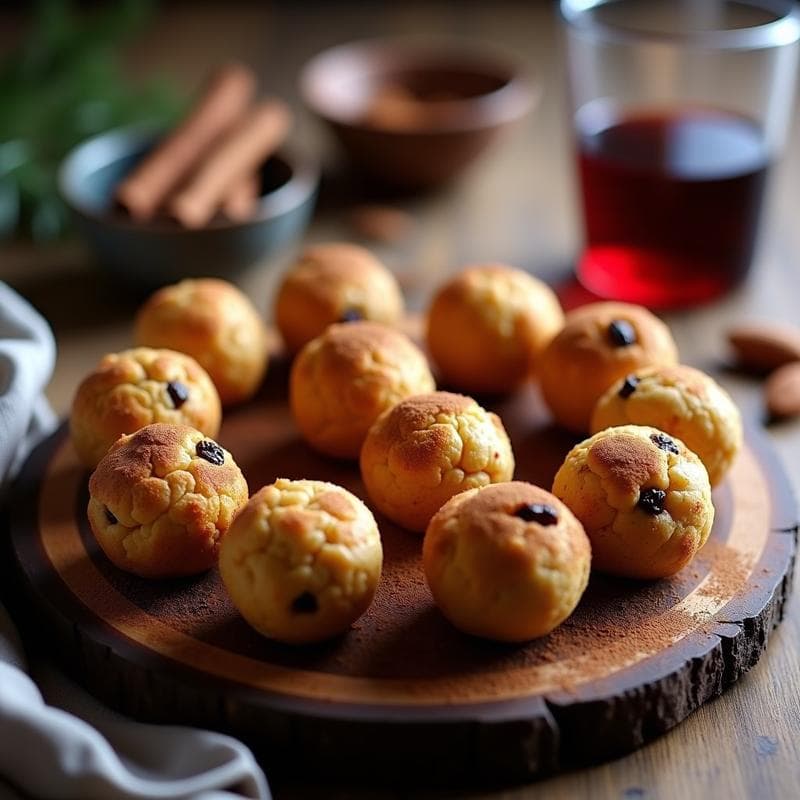 Bolitas de Mijo y Pasas al Vino Tinto: Postre Francés Sin Azúcar para Navidad