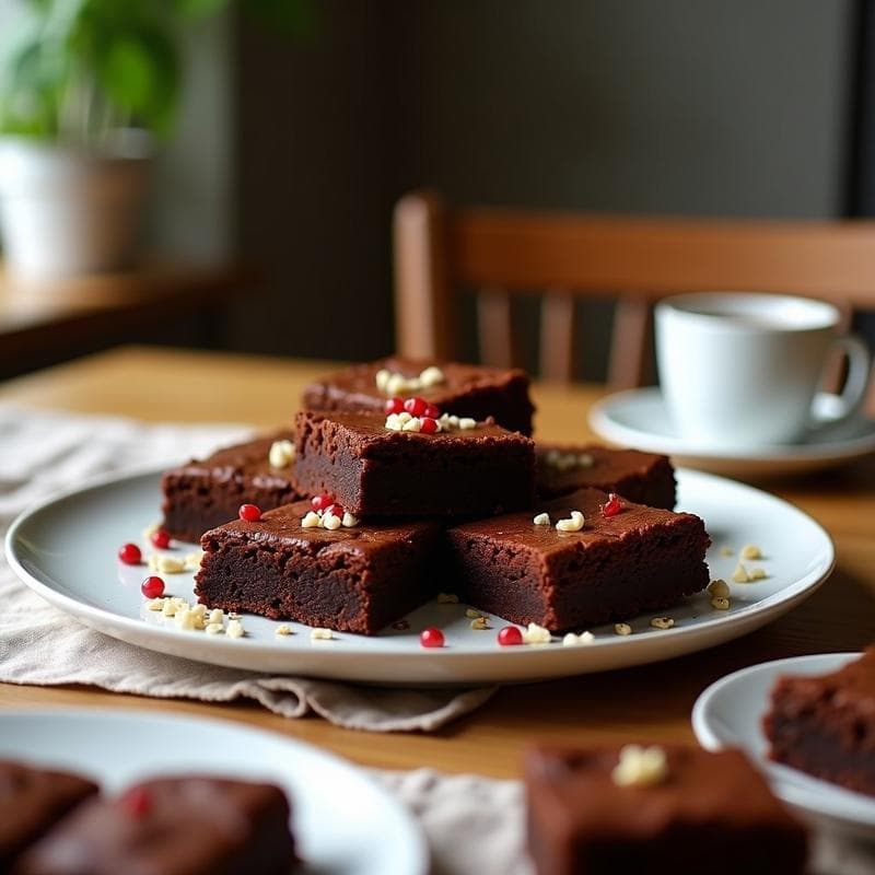Brownies de Boniato y Cacahuete: Postre Vegano y Sin Azúcar con Textura Esponjosa