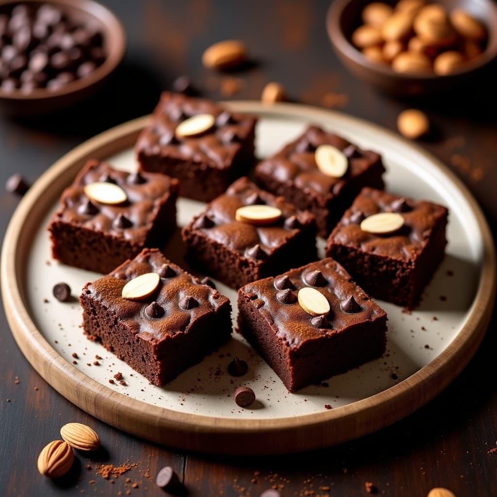 Brownies de Garbanzo y Cacao: Postre Vegano Sin Harina y Alto en Proteína