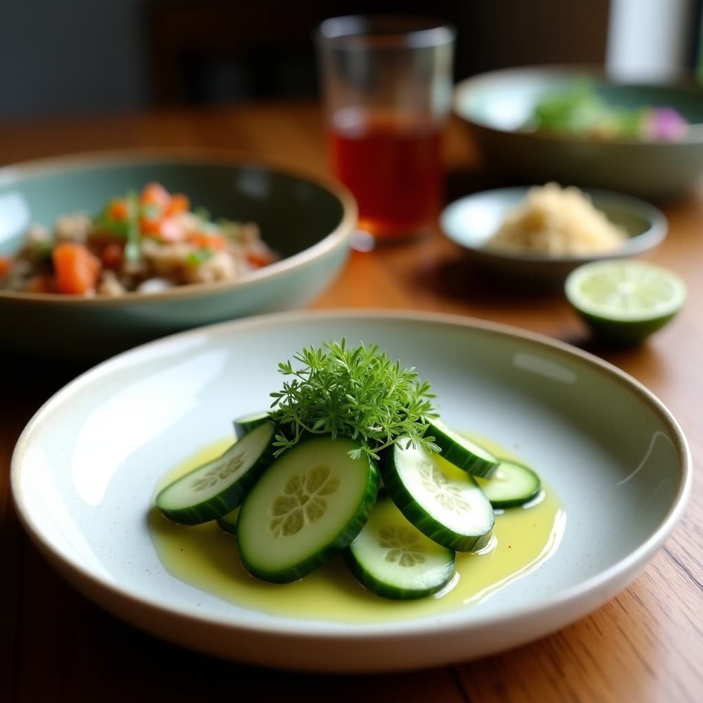 Ceviche de Algas Wakame y Pepino: Receta Vegana con Toque Marino y Lima