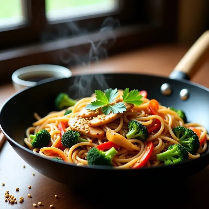 Chow Mein de Fideos de Konjac: Receta China Baja en Calorías y Keto
