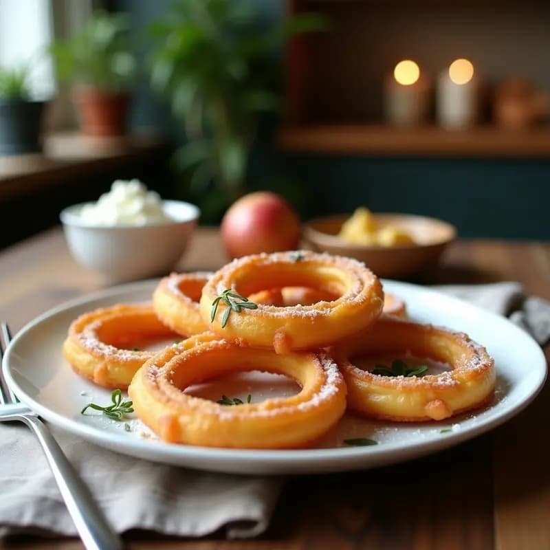 Churros dorados y crujientes de queso mozzarella y orégano servidos en una tabla de madera rústica, con virutas de parmesano y hojas de orégano fresco como decoración, aperitivo italiano en airfryer.