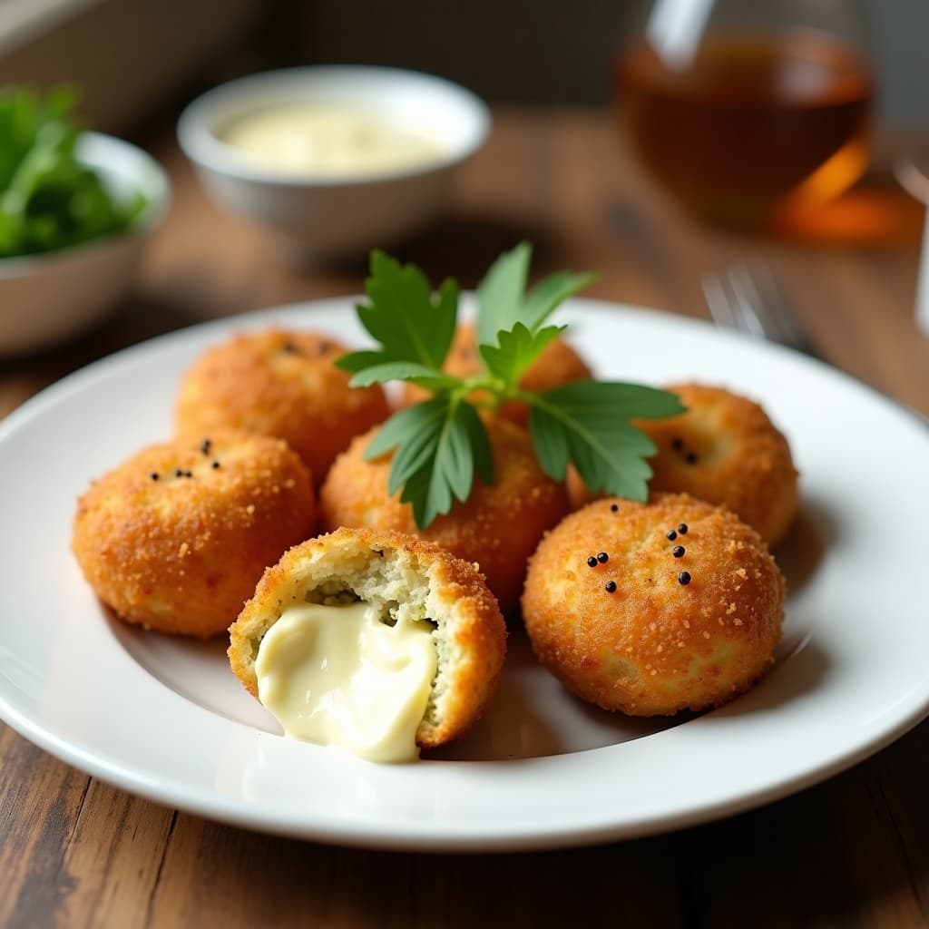 Croquetas de Espárragos Blancos y Bechamel de Avena: Receta Vegana en Airfryer