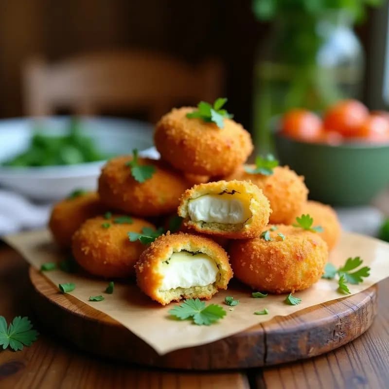 Croquetas de Espinacas y Queso de Almendras: Receta Española Sin Lactosa y Baja en Calorías