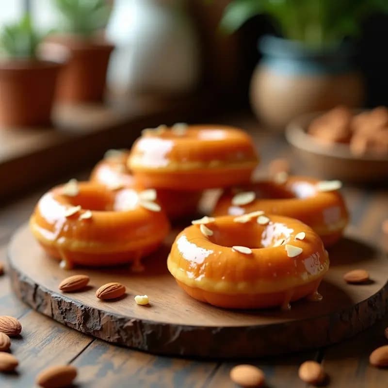 Donuts de Batata y Canela al Horno: Receta Sin Harina y Sin Azúcar con Glaseado de Stevia