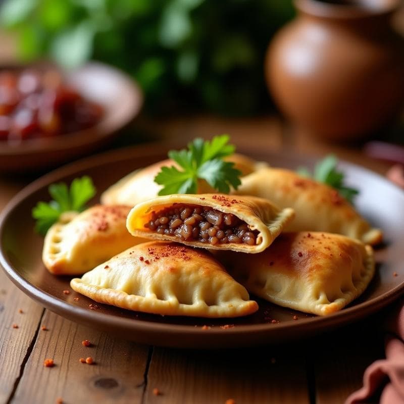 Empanadas de Mijo y Queso de Cabra: Receta Africana Sin Gluten en Airfryer