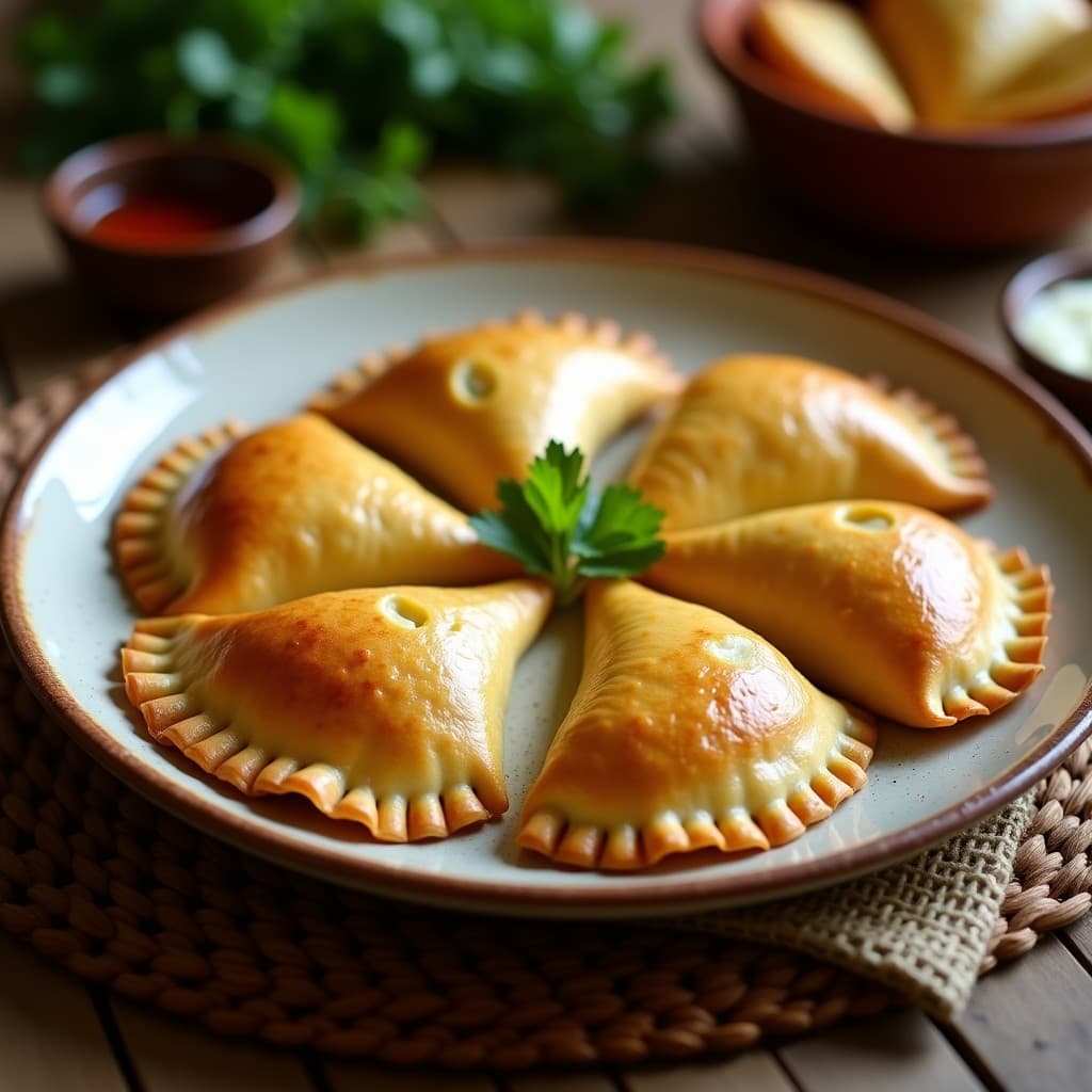 Empanadas de Mote con Queso de Cabra: Receta Tradicional Ecuatoriana en Airfryer
