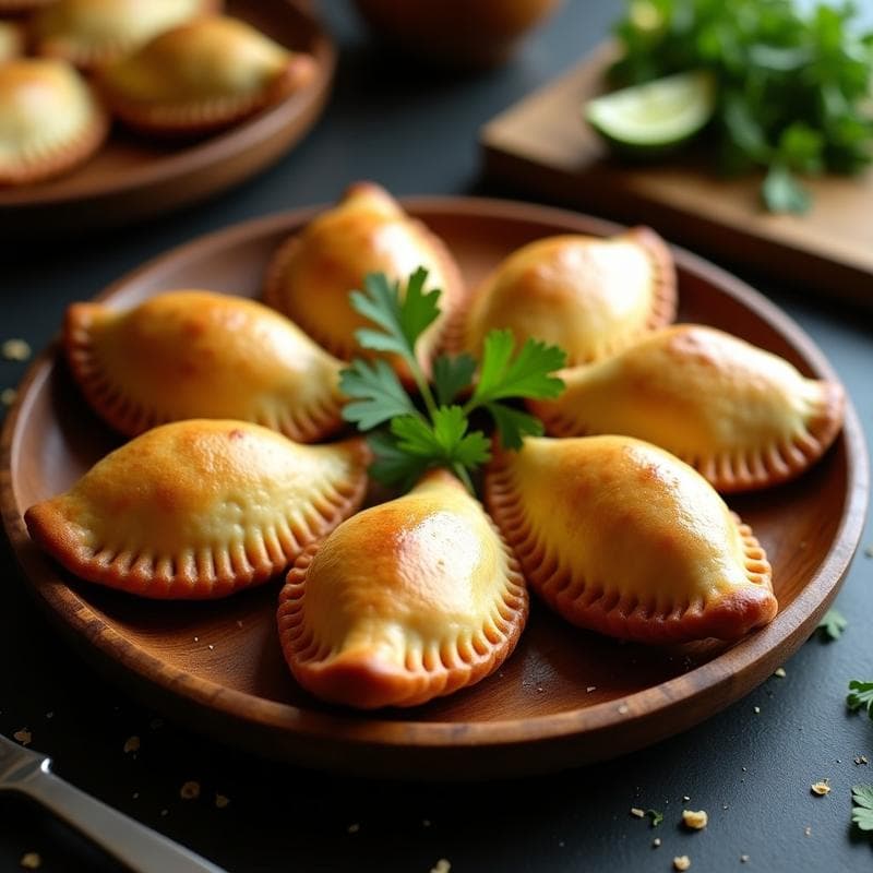 Empanadas de Yuca Rellenas de Hongos Portobello: Receta Sin Gluten y en Olla Express