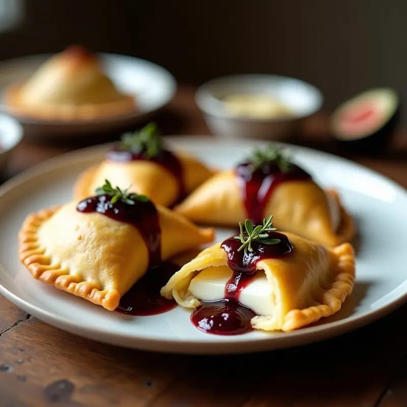 Empanadas de Yuca y Queso de Cabra con Salsa de Higo: Receta Colombiana Gourmet