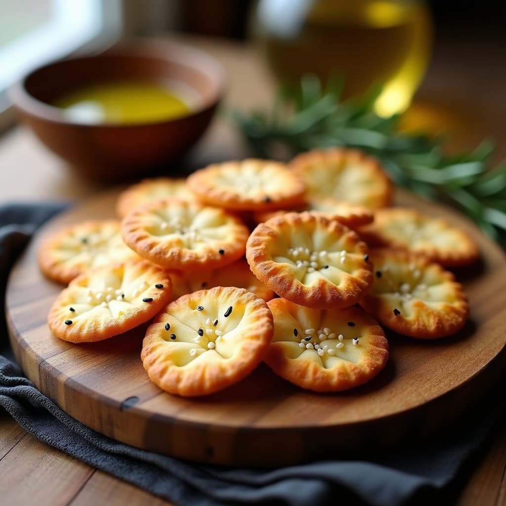 Galletas de Alubias Blancas y Romero: Snack Crujiente Keto y Sin Gluten