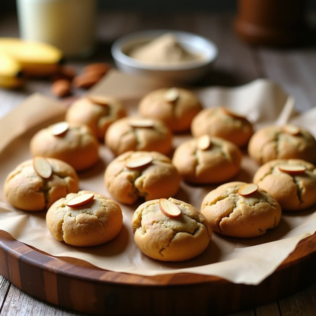 Galletas de Harina de Banano y Proteína de Guisante: Snack Vegano y Sin Harina para Tupper