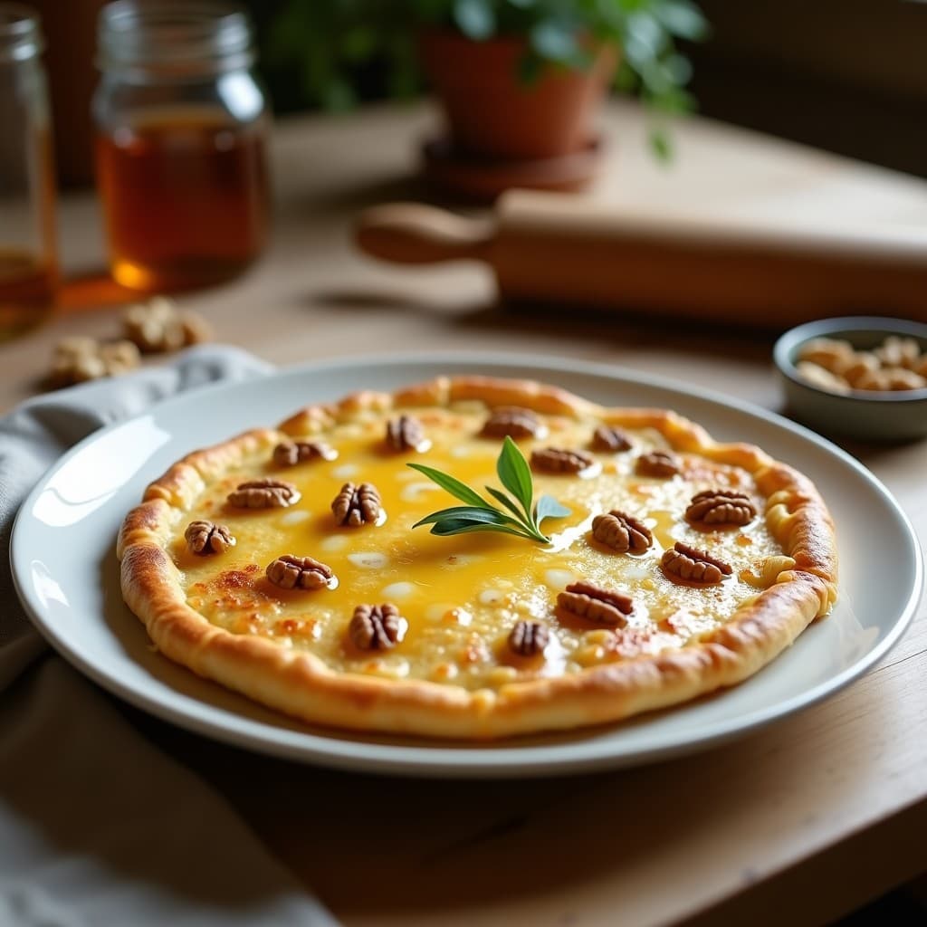 Gallette de Sarrasin con Queso de Cabra y Miel: Receta Francesa Sin Gluten en Airfryer