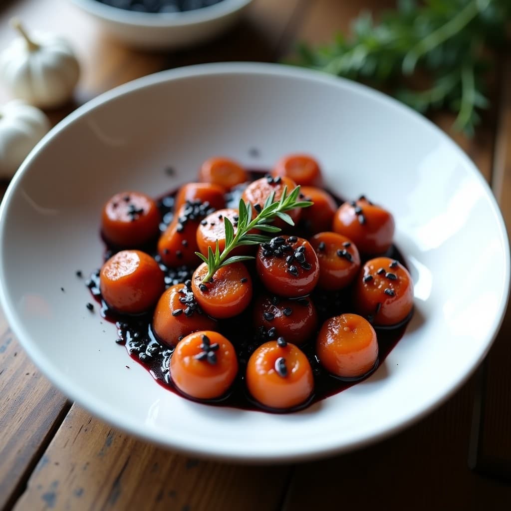 Gnocchi de Batata Morada: Receta Vegana al Horno con Salsa de Ajo Negro