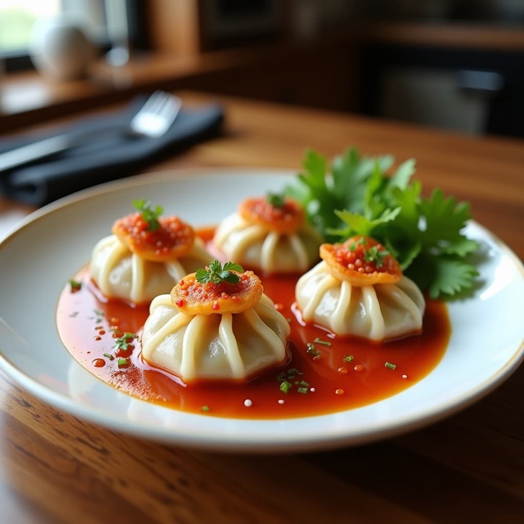 Gyozas de Col Morada y Tofu Fermentado: Receta al Vapor con Salsa de Sésamo Negro
