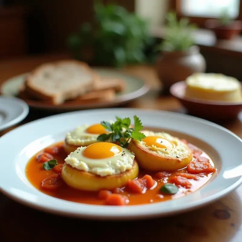 Huevos Rellenos de Patata Brava y Alioli con Bacon: Tapón Extremeño para Valientes
