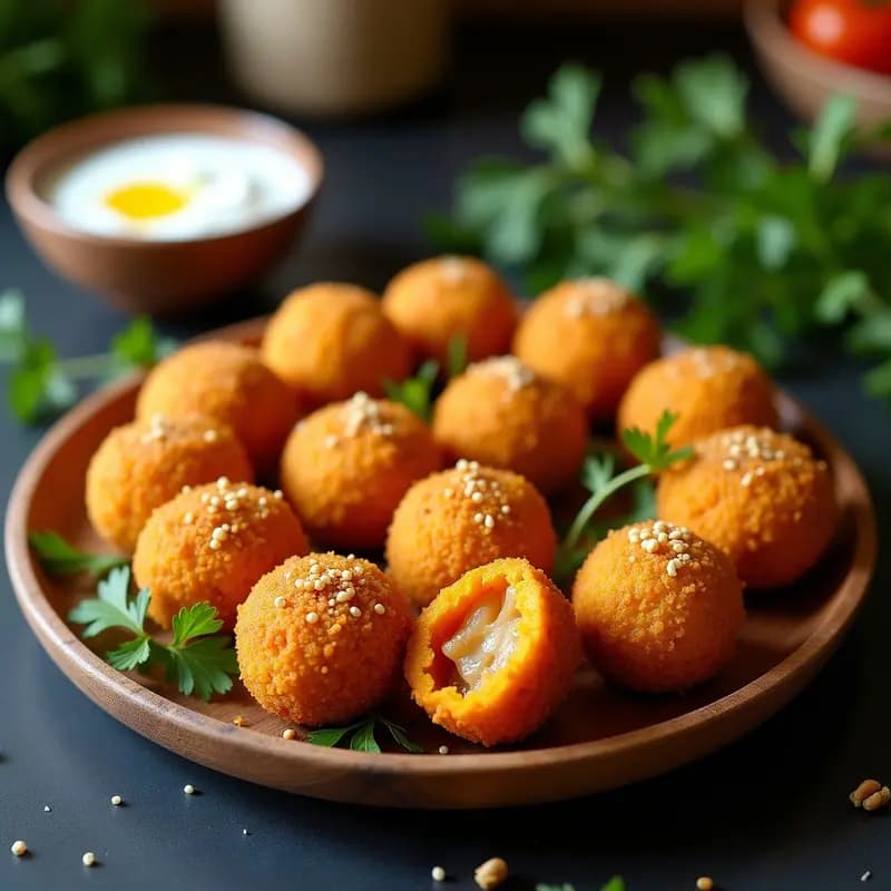Kebbeh de Calabaza y Nueces: Croquetas Libanesas Veganas y Sin Gluten