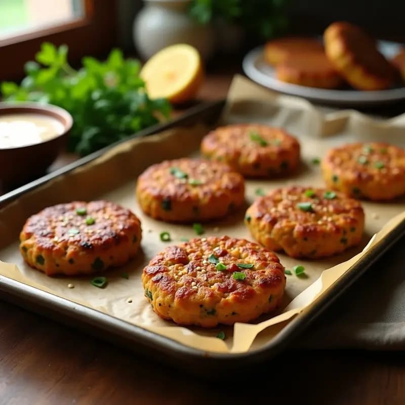 Keftedes de Lentejas y Tomate Seco: Hamburguesas Griegas Veganas al Horno