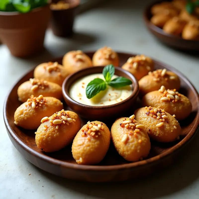 Kibbeh de Carne de Cordero y Bulgur: Aperitivo Líbano Crujiente y Especiado