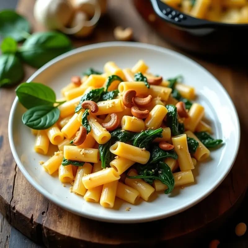 Makaroni Schotel con Queso Gouda y Espinacas: Pasta al Horno Holandesa Sin Lactosa