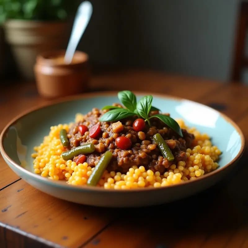 Plato de morcilla de arroz burgalesa en rodajas gruesas, con textura cremosa y trozos de verduras, acompañada de pan tostado. Receta tradicional de Burgos con especias.