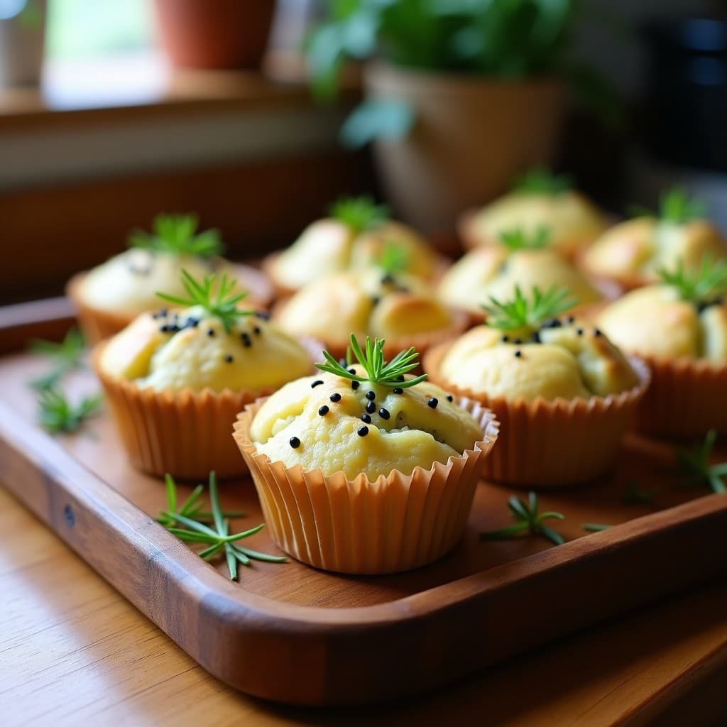Muffins de Calabacín y Queso de Cabra con Semillas de Amapola: Receta Keto en Thermomix
