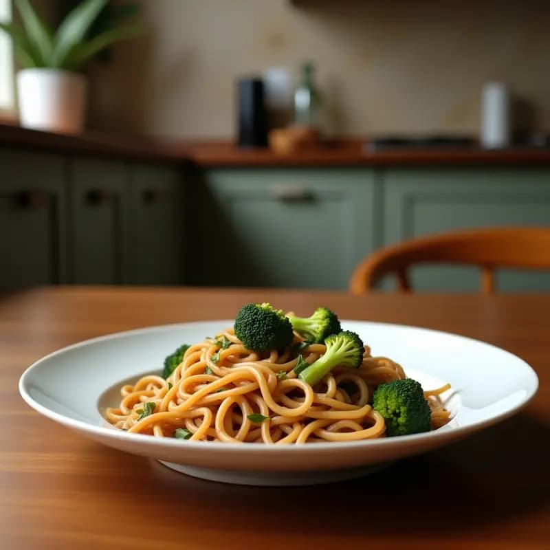 Wok de acero con Pad See Ew de ternera y brócoli con salsa de ostra, fideos de arroz anchos dorados, trozos de ternera jugosa, brócoli verde intenso y semillas de sésamo espolvoreadas, receta tailandesa auténtica.