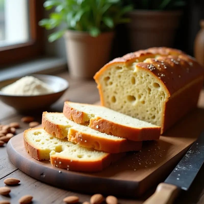 Pan de Almendra y Semillas de Amapola: Receta Sin Harina para Desayuno Keto y Alta en Fibra