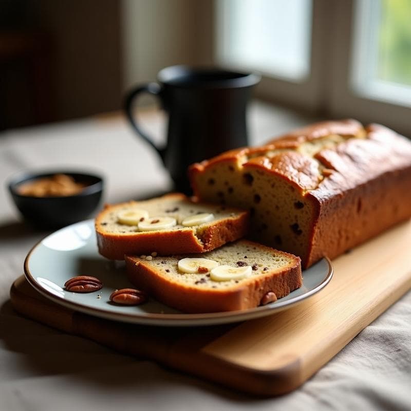 Pan de Banano y Nueces con Harina de Almendra: Desayuno Keto y Sin Gluten en 30 Minutos