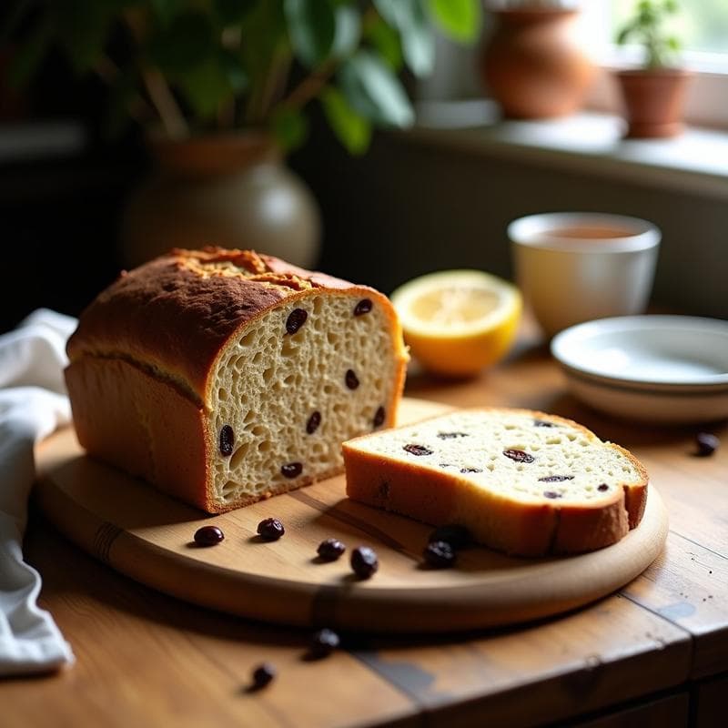 Pan de centeno fermentado con masa madre de uva: Receta alemana sin gluten