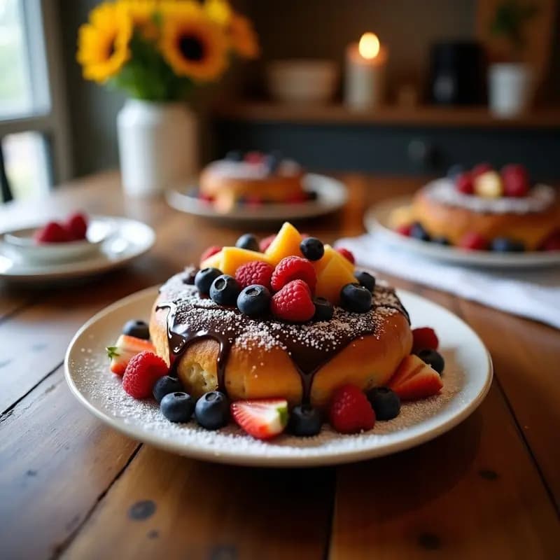 Pan de Muerto con Chocolate y Guindas: Receta Mexicana Keto en Thermomix