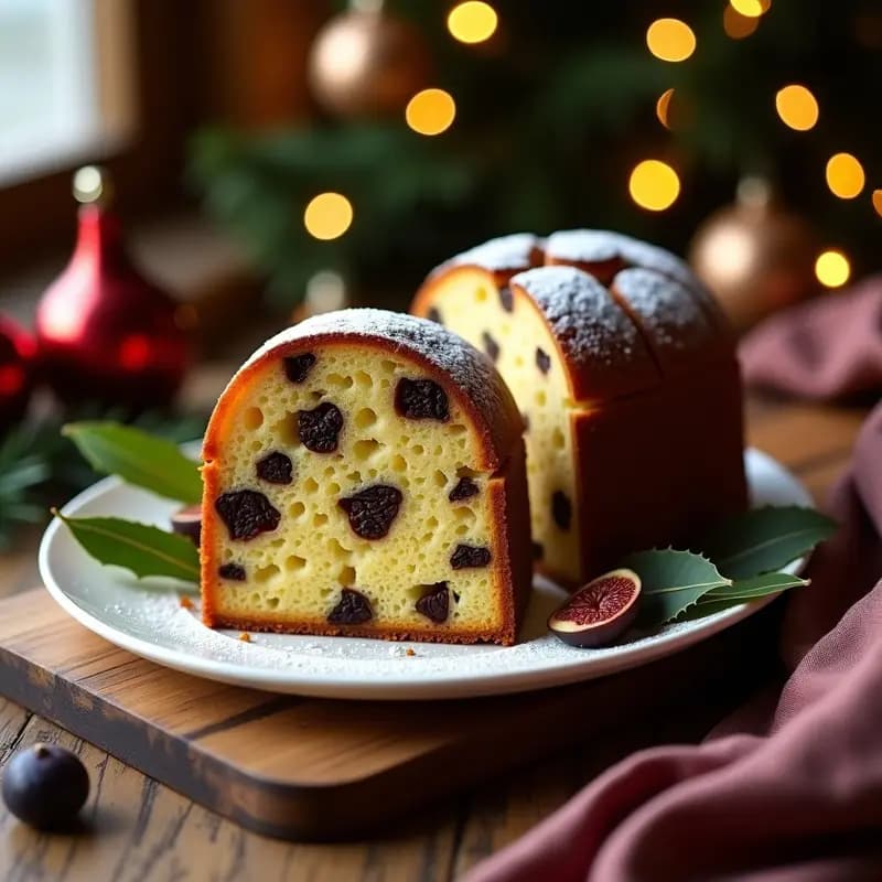 Panettone de Chocolate 70% y Higos Secos: Receta Italiana Navideña Sin Gluten