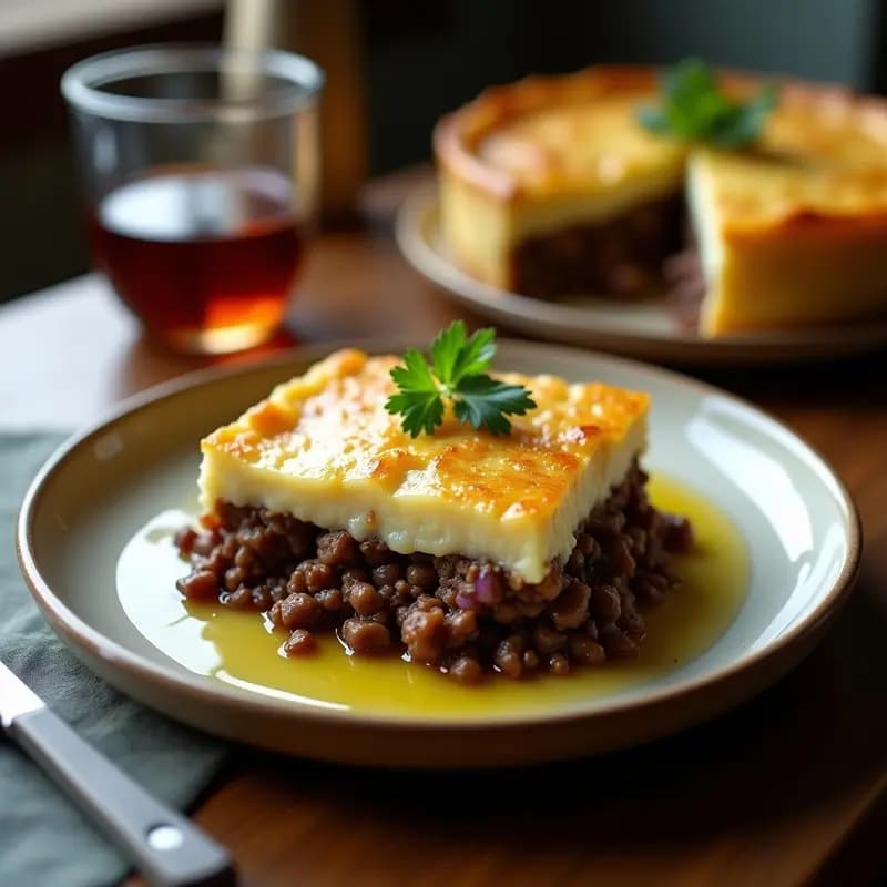 Pastel de Carne y Malta con Puré de Coliflor: Receta Argentina Keto y Sin Gluten