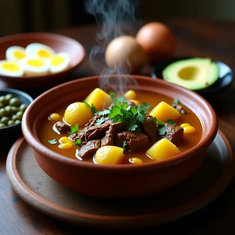 Pique y Pase Colombiano con Carne Desmechada y Ajiaco: Receta en Olla Lenta