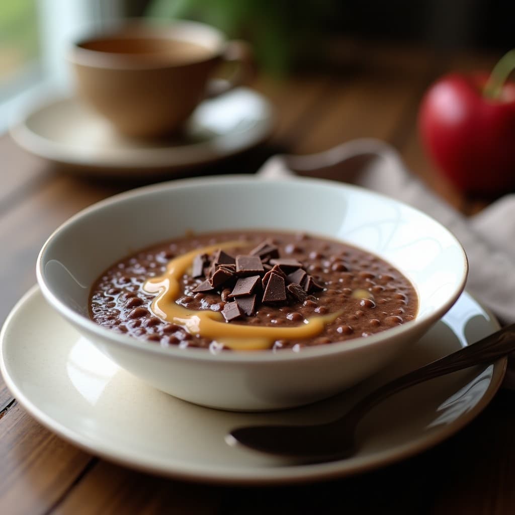 Porridge de Amaranto y Chocolate 100%: Desayuno Keto sin Lácteos en 5 Minutos