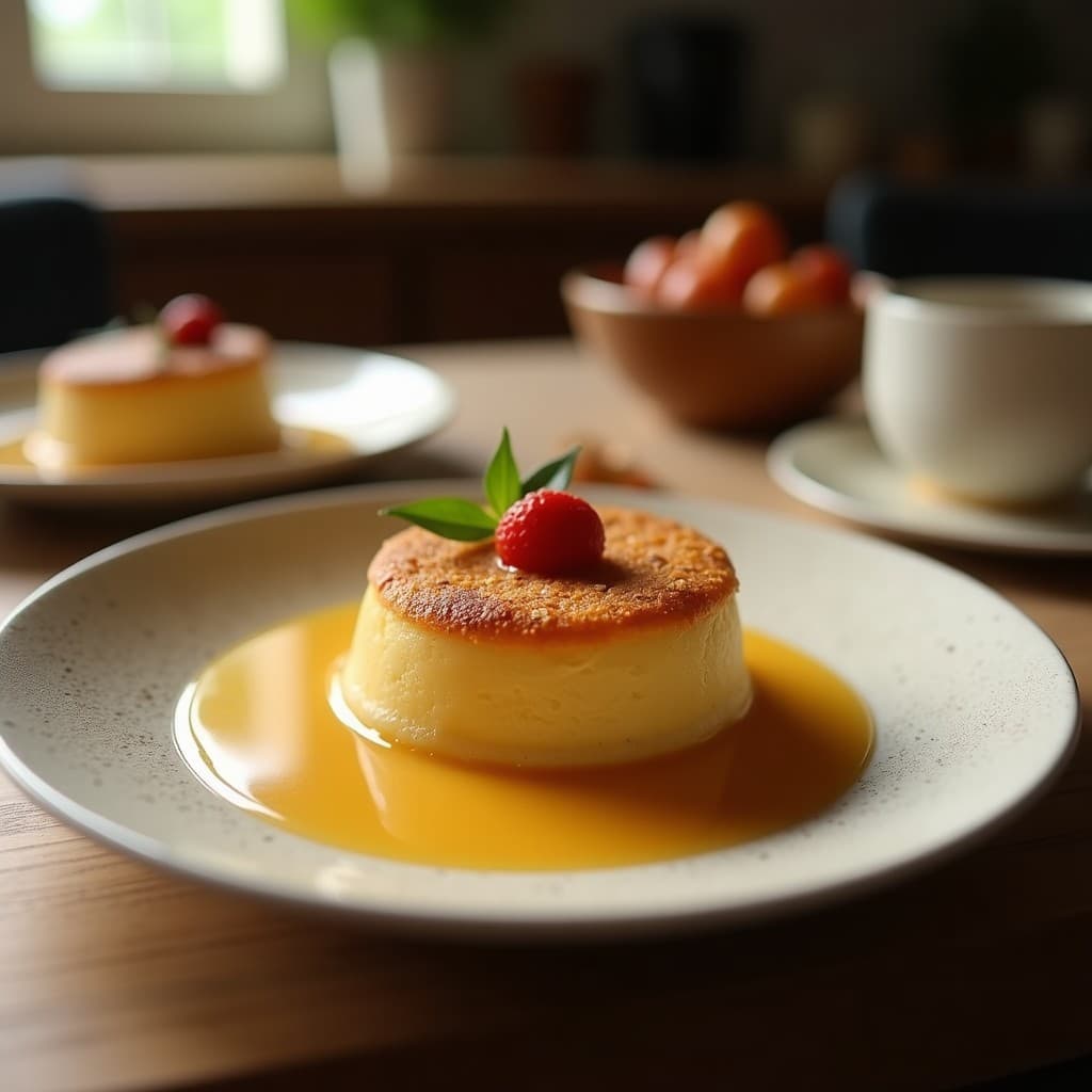 Pudín cremoso de semillas de cáñamo con leche de caña de azúcar en copas de cristal, decorado con coco rallado y canela, postre colombiano sin lácteos.