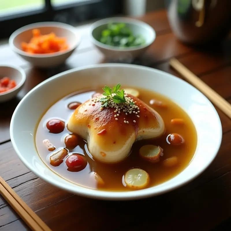 Samgyetang Coreano con Ginseng y Arroz Glutinoso: Receta Tradicional en Olla Express