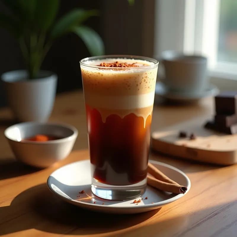 S CBS (Soda de Café, Chocolate y Especias): Bebida Coreana Energizante y Cremosa