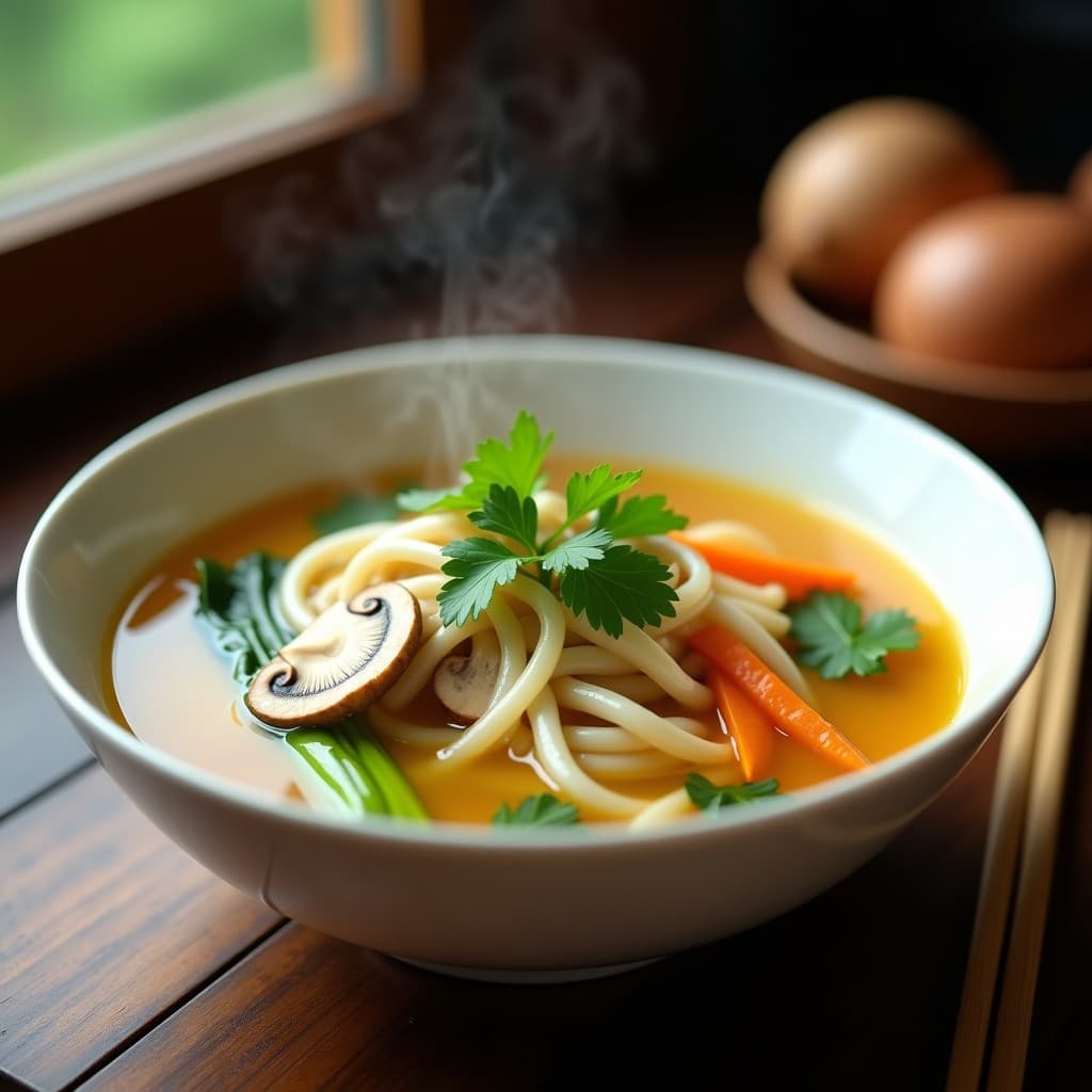 Sopa de Fideos de Konjac y Verduras: Receta China Low-Carb en Olla Express